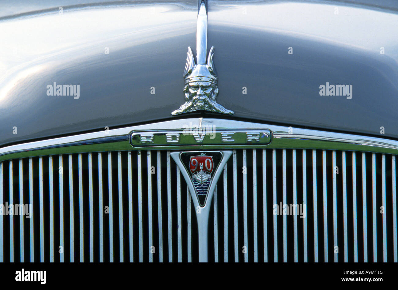 Rover 90 P4. Inglese Il costruttore di auto 1904. Rover auto auto badge marque British maker motif Foto Stock
