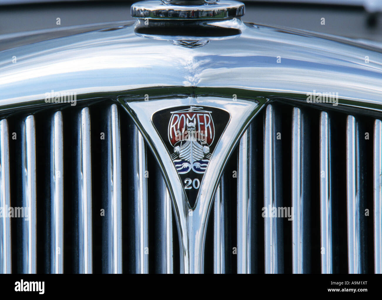 Rover 20. Inglese Il costruttore di auto 1904. Rover auto auto badge marque British maker motif Foto Stock