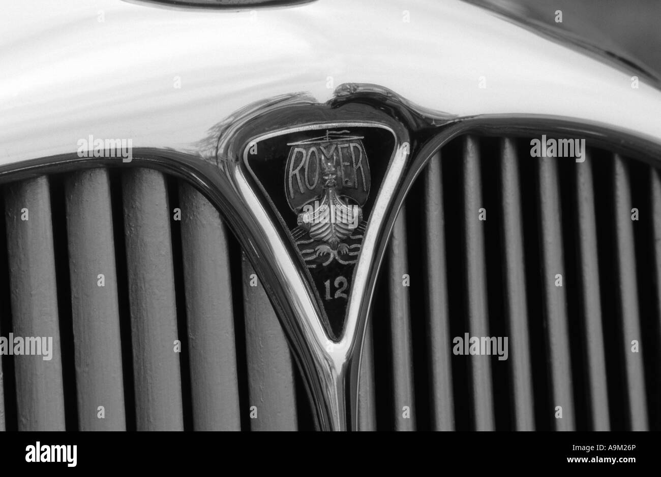 Rover 12. Inglese Il costruttore di auto 1904. Rover auto auto badge marque British maker motif Foto Stock