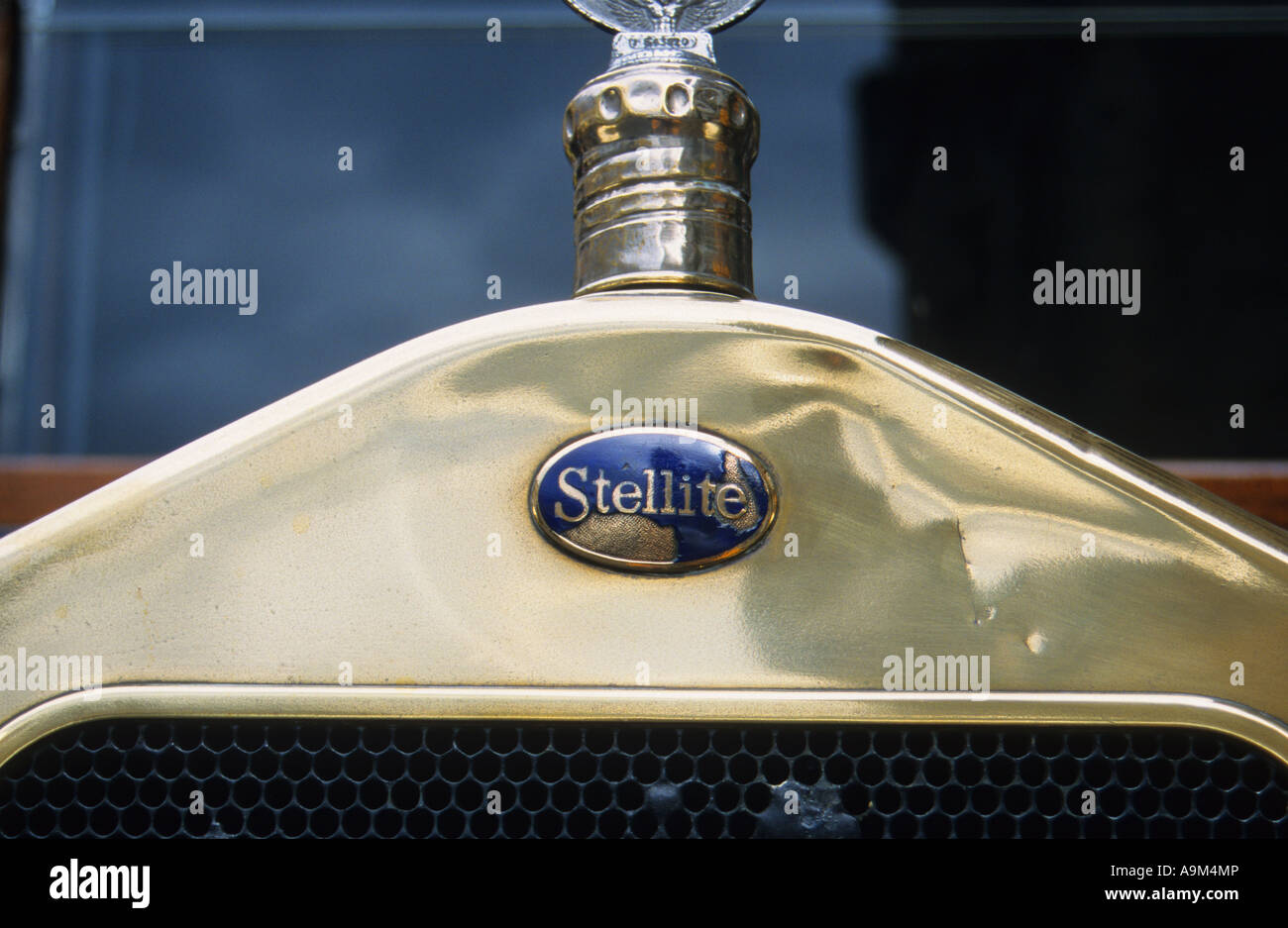 Stellite (Wolseley) del 1919. Inglese del costruttore di automobili. Stellite auto auto badge marque British maker motif Foto Stock