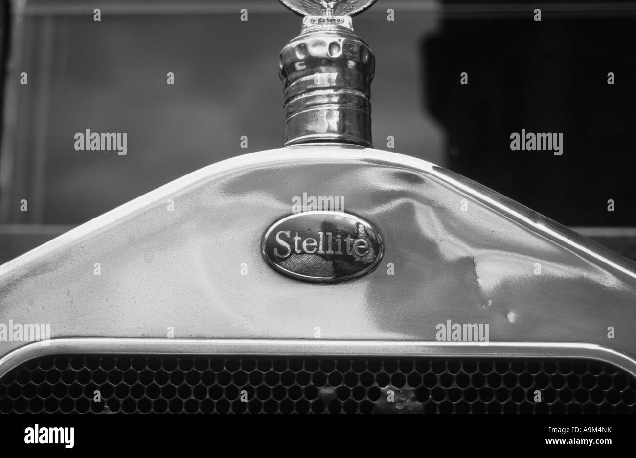 Stellite (Wolseley) del 1919. Inglese del costruttore di automobili. Stellite auto auto badge marque British maker motif Foto Stock