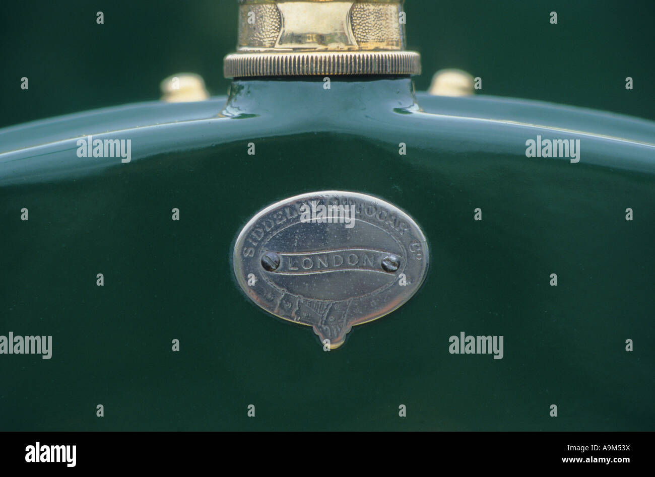 Siddeley del 1904. Inglese Il costruttore di auto 1902 a 1919. Siddeley auto auto badge marque British maker motif Foto Stock