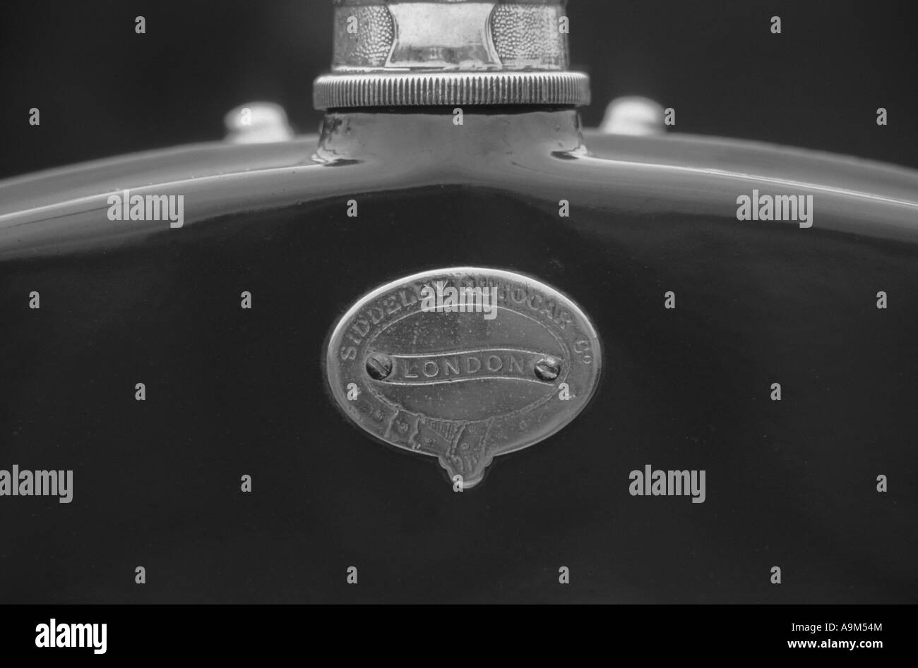 Siddeley del 1904. Inglese Il costruttore di auto 1902 a 1919. Siddeley auto auto badge marque British maker motif Foto Stock