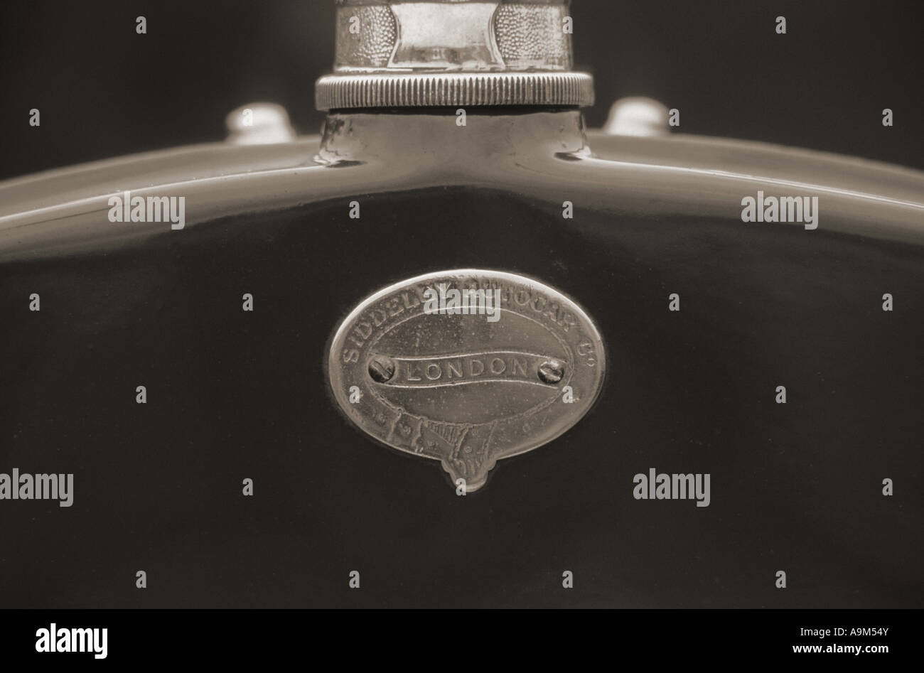 Siddeley del 1904. Inglese Il costruttore di auto 1902 a 1919. Siddeley auto auto badge marque British maker motif Foto Stock