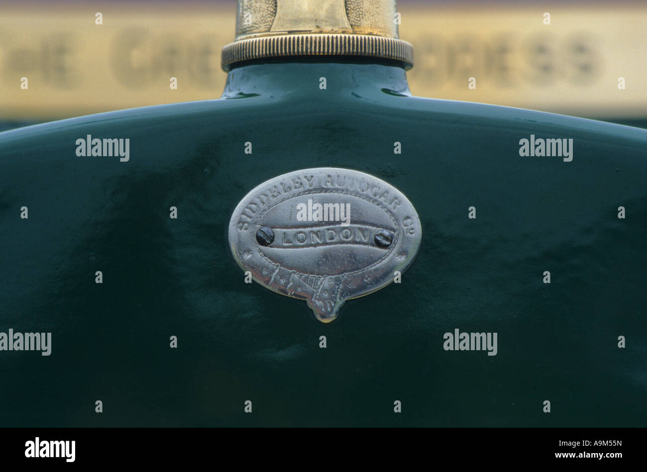 Siddeley del 1904. Inglese Il costruttore di auto 1902 a 1919. Siddeley auto auto badge marque British maker motif Foto Stock