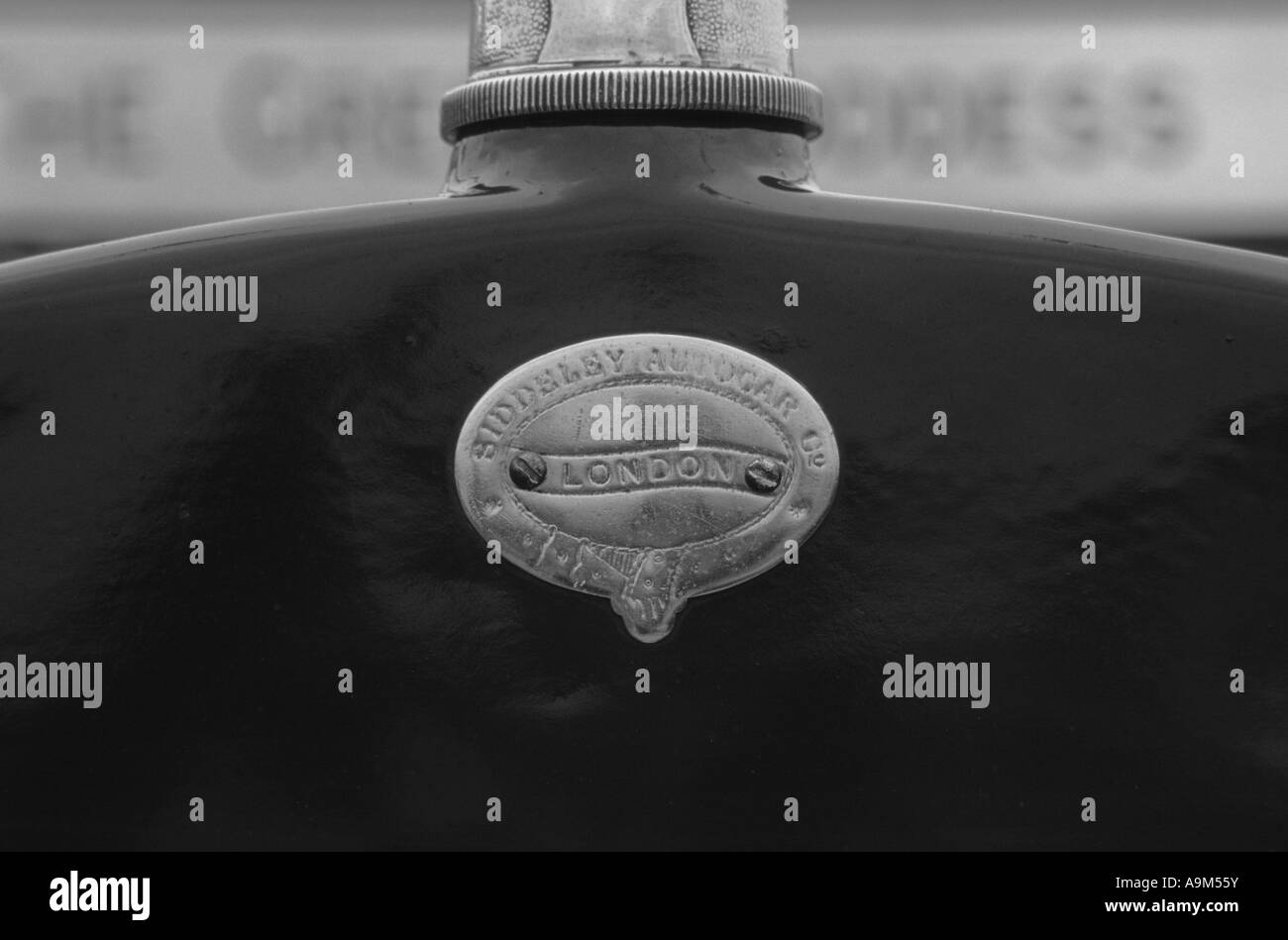 Siddeley del 1904. Inglese Il costruttore di auto 1902 a 1919. Siddeley auto auto badge marque British maker motif Foto Stock