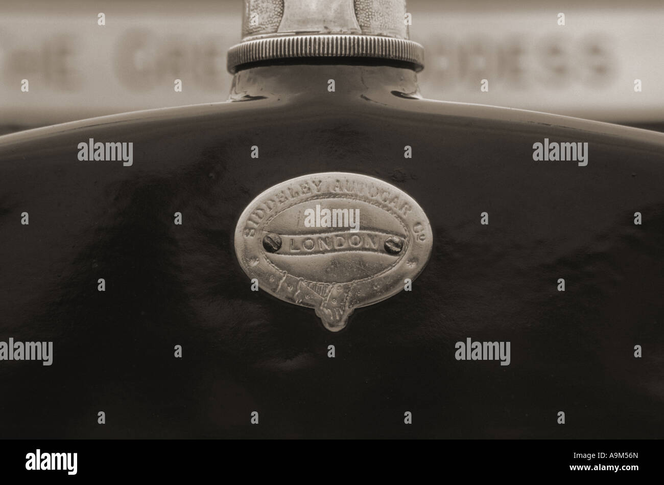 Siddeley del 1904. Inglese Il costruttore di auto 1902 a 1919. Siddeley auto auto badge marque British maker motif Foto Stock