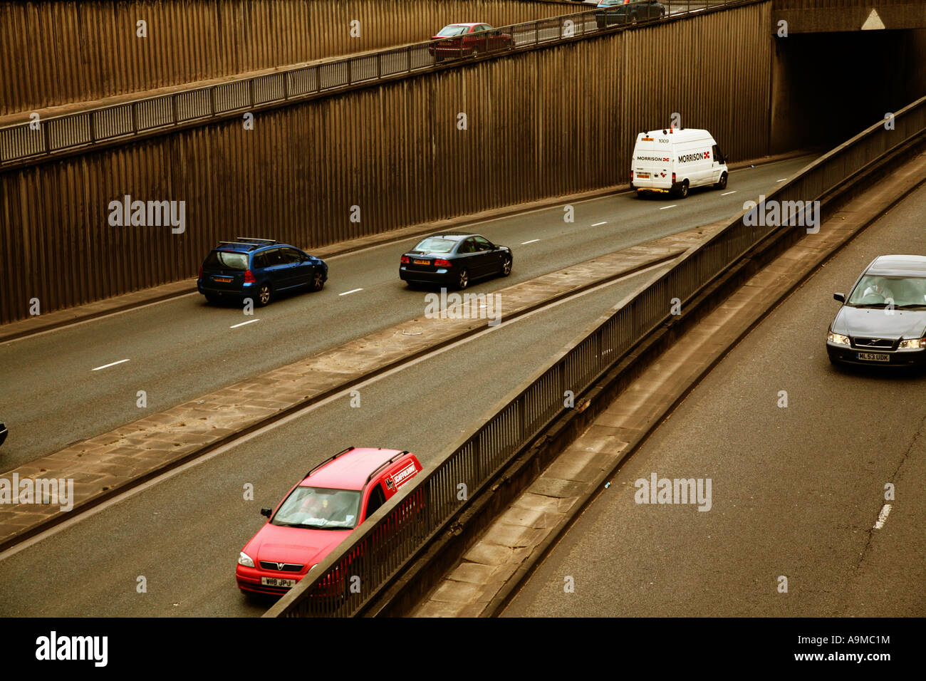 Urban a doppia carreggiata Foto Stock