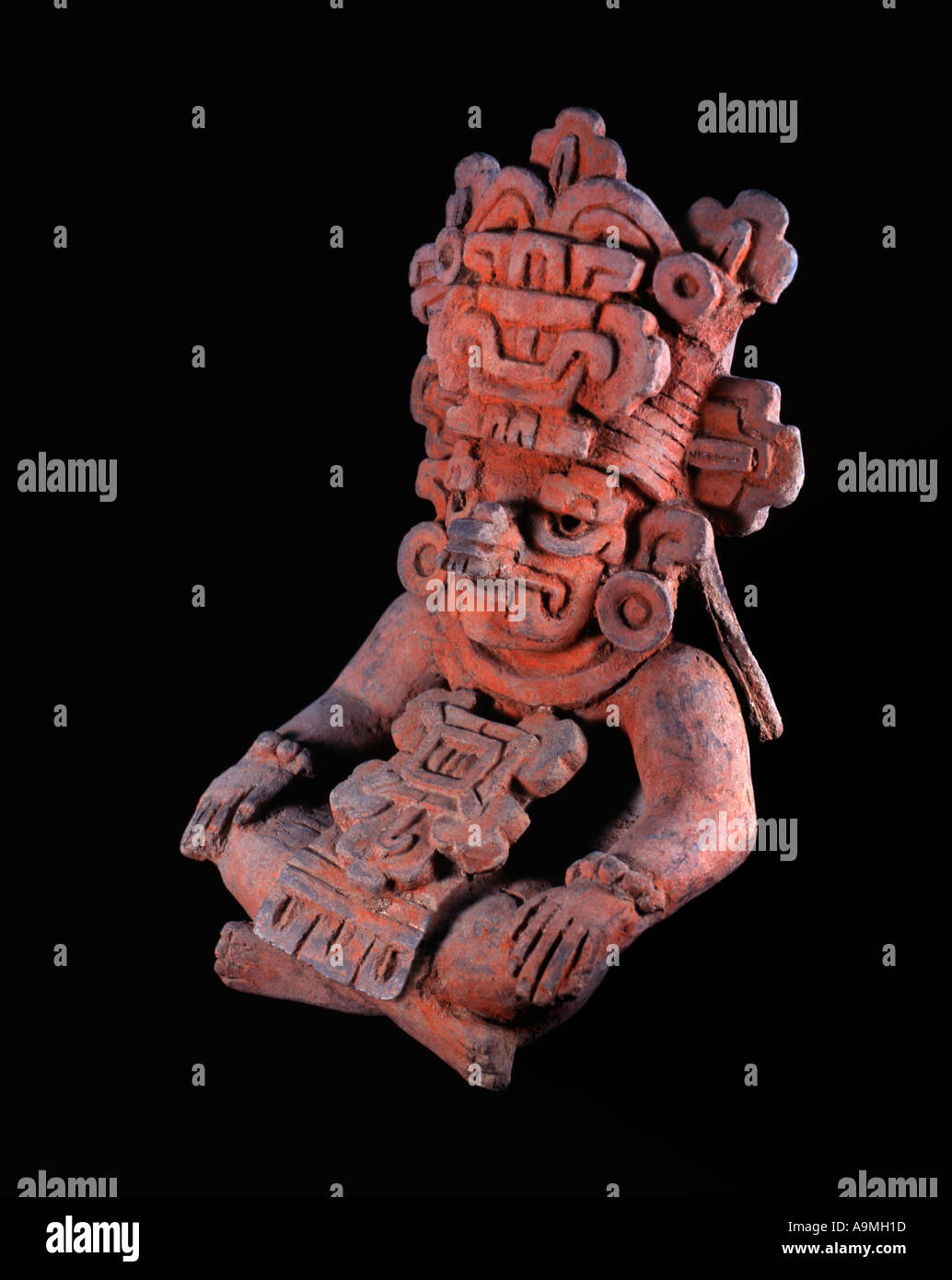 Dio pioggia Cocijo 200-850annuncio precolombiana del Messico zapoteco tomba offerta dal sud del Messico centrale di Oaxaca Vally Foto Stock