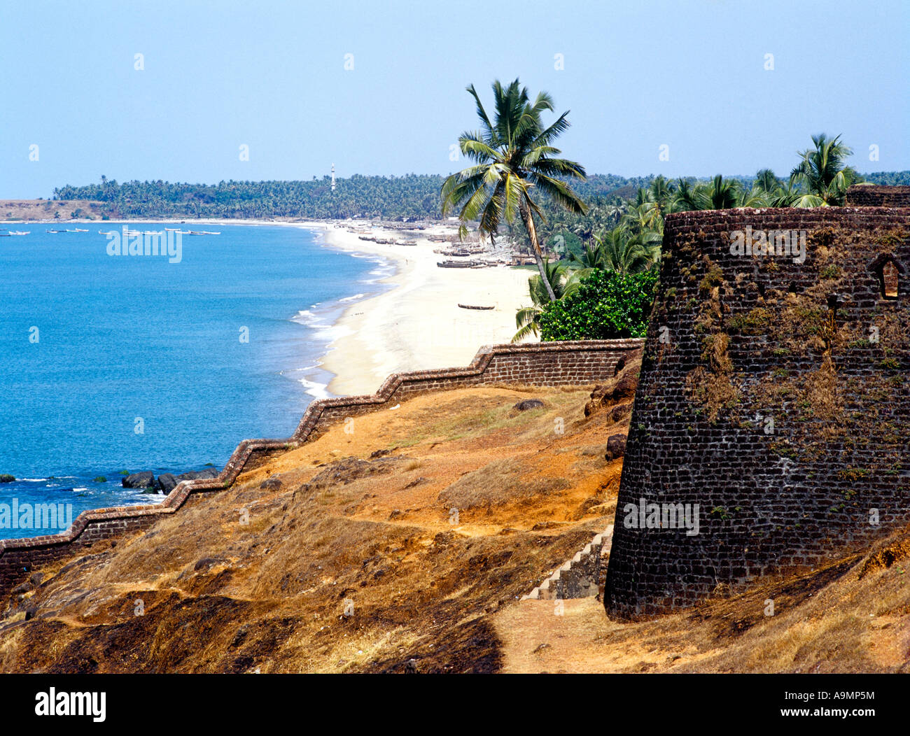 BEKAL FORT KASARAGOD KERALA Foto Stock