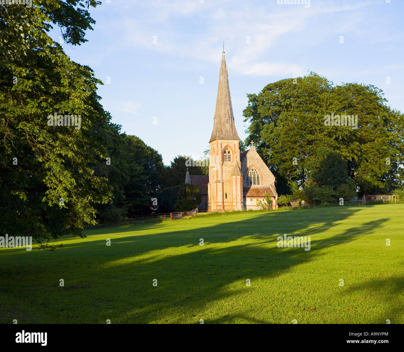 Santa Maria Vergine chiesa parrocchiale a Preston Candover con Nutley Hampshire REGNO UNITO Foto Stock