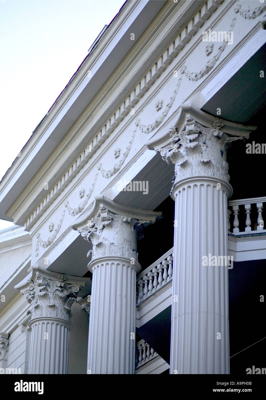 Antebellum amministrazione edificio presso l' Università della Georgia, amministrazione Foto Stock