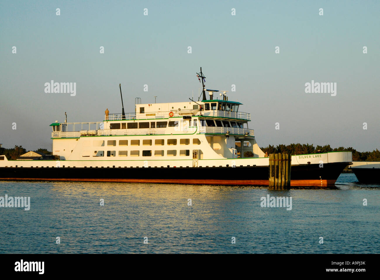 Ocracoke Island Ferry (Cape Hatteras), Carolina del Nord Foto Stock