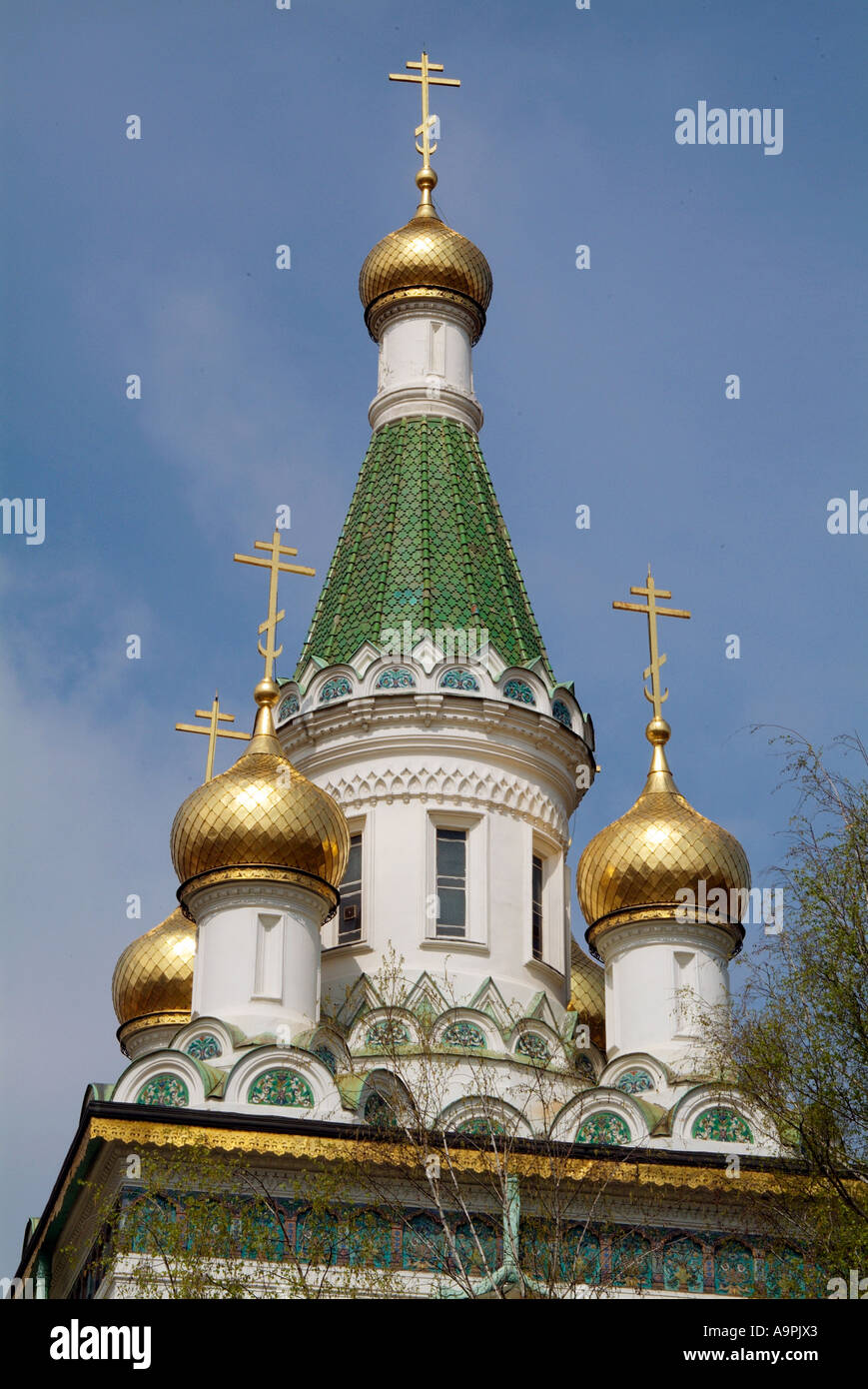Federazione Russia Chiesa Ortodossa a Sofia Bulgaria Foto Stock