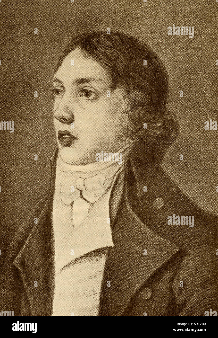 Samuel Coleridge, 1772 -1834. Poeta inglese, critico letterario, filosofo e teologo Foto Stock