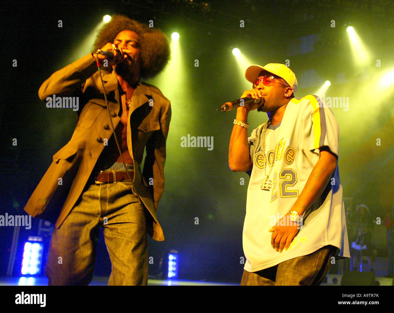 OUTKAST - noi gruppo rap nel luglio 2002 Foto Stock