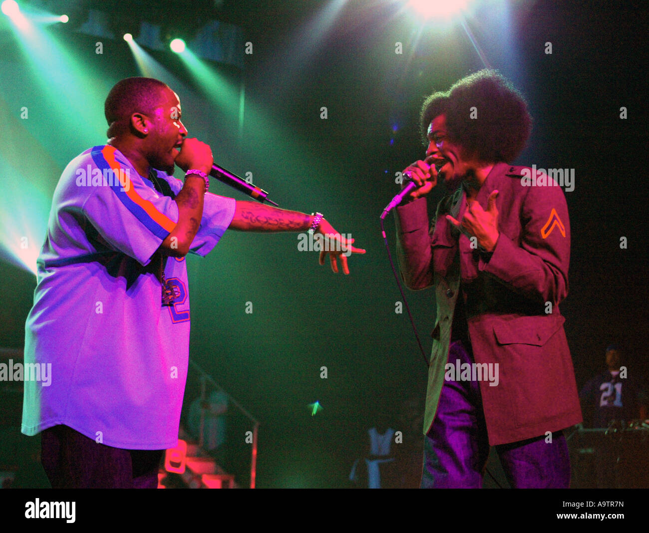 OUTKAST - noi gruppo rap nel luglio 2002 Foto Stock