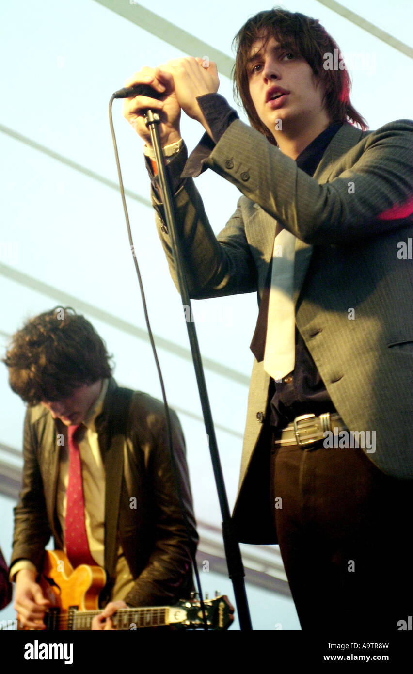 STROKES - gruppo statunitense a Rotterdam nel 2001 Foto Stock