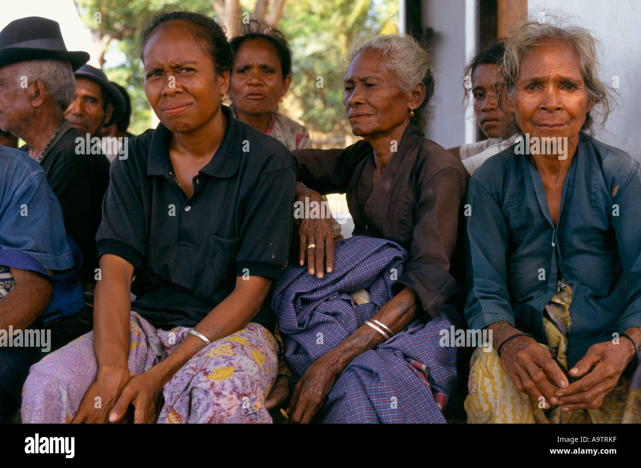 Le donne di Timor Est, settembre 1999, 1999 Foto Stock