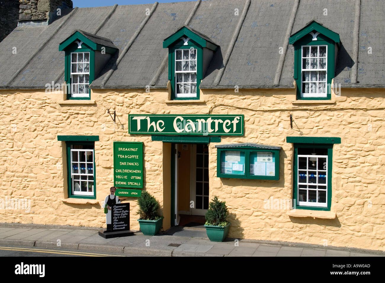 Il pubblico Cartref Casa St Davids Pembrokeshire Wales UK Foto Stock