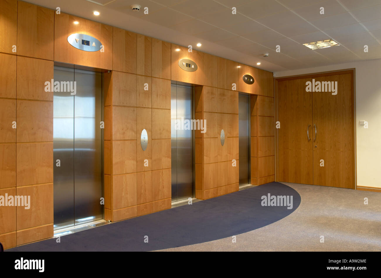 Lobby dell'ascensore Foto Stock