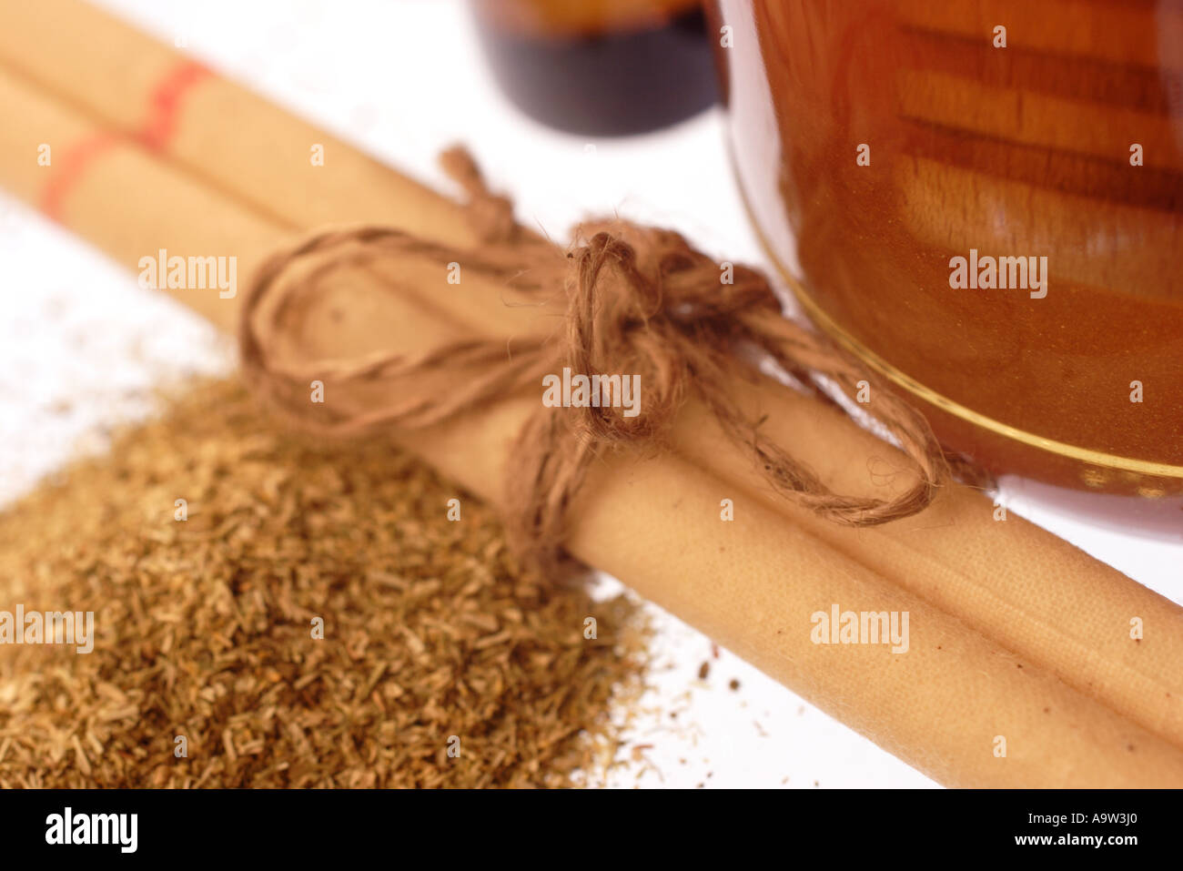 Orecchio speratura ingredienti di terapia Foto Stock
