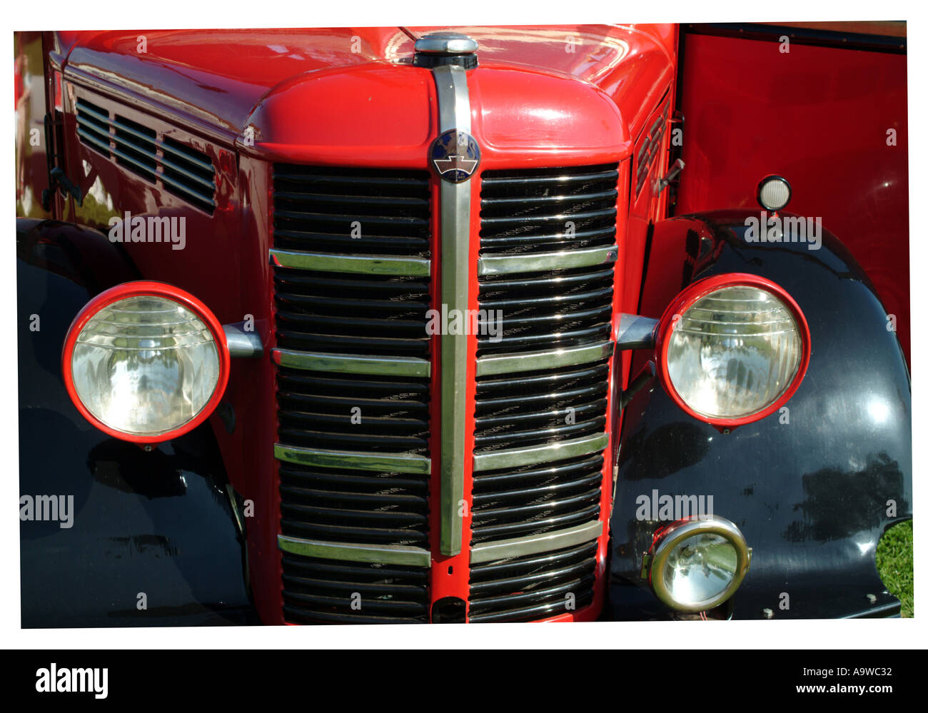 Classic Bedford motore Fire Foto Stock