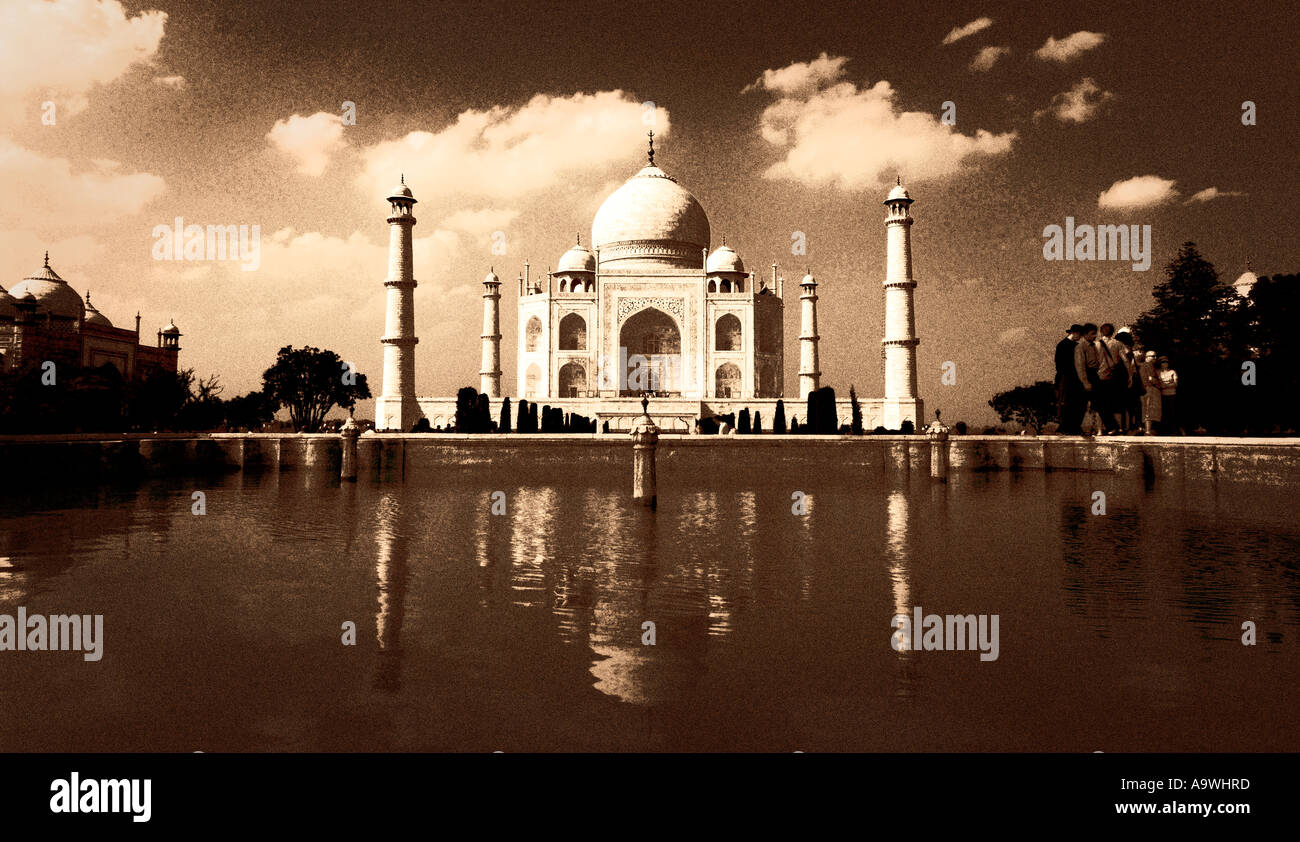 Taj Mahal Agra Uttar Pradesh, India Foto Stock