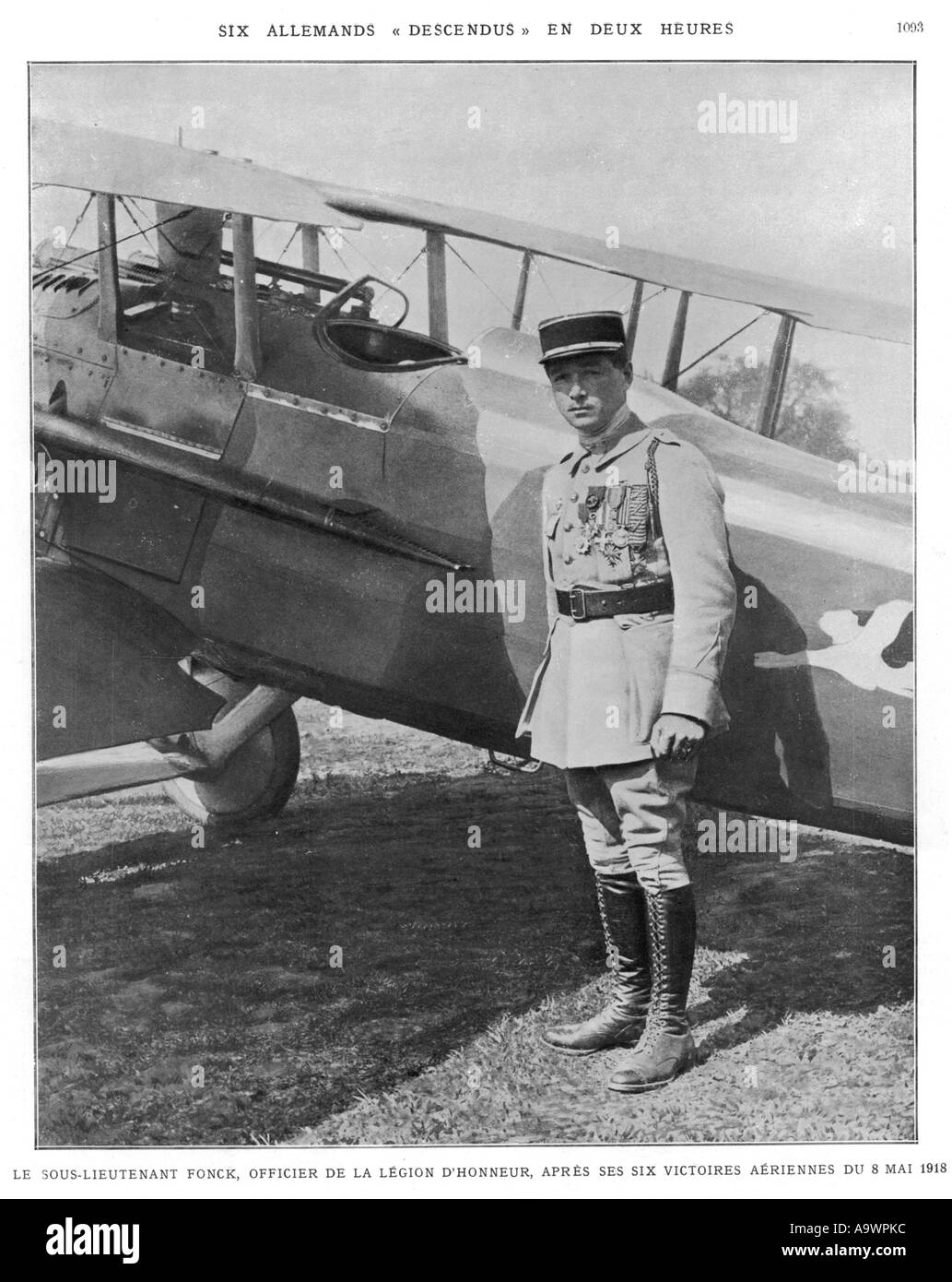 Fonck Aviator Foto Stock