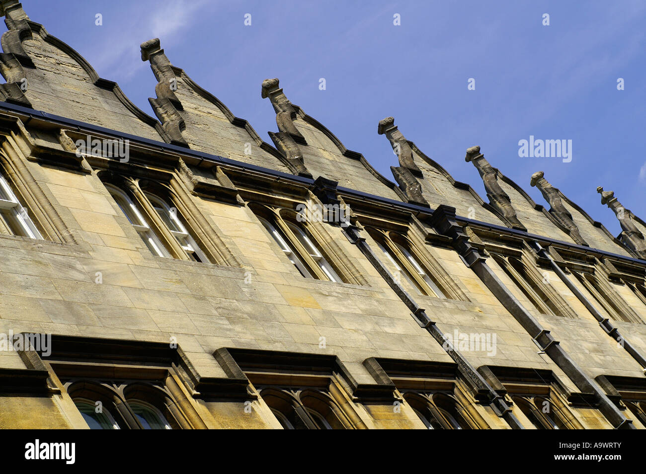 Elevazione frontale - Christ Church College di Oxford. Foto Stock