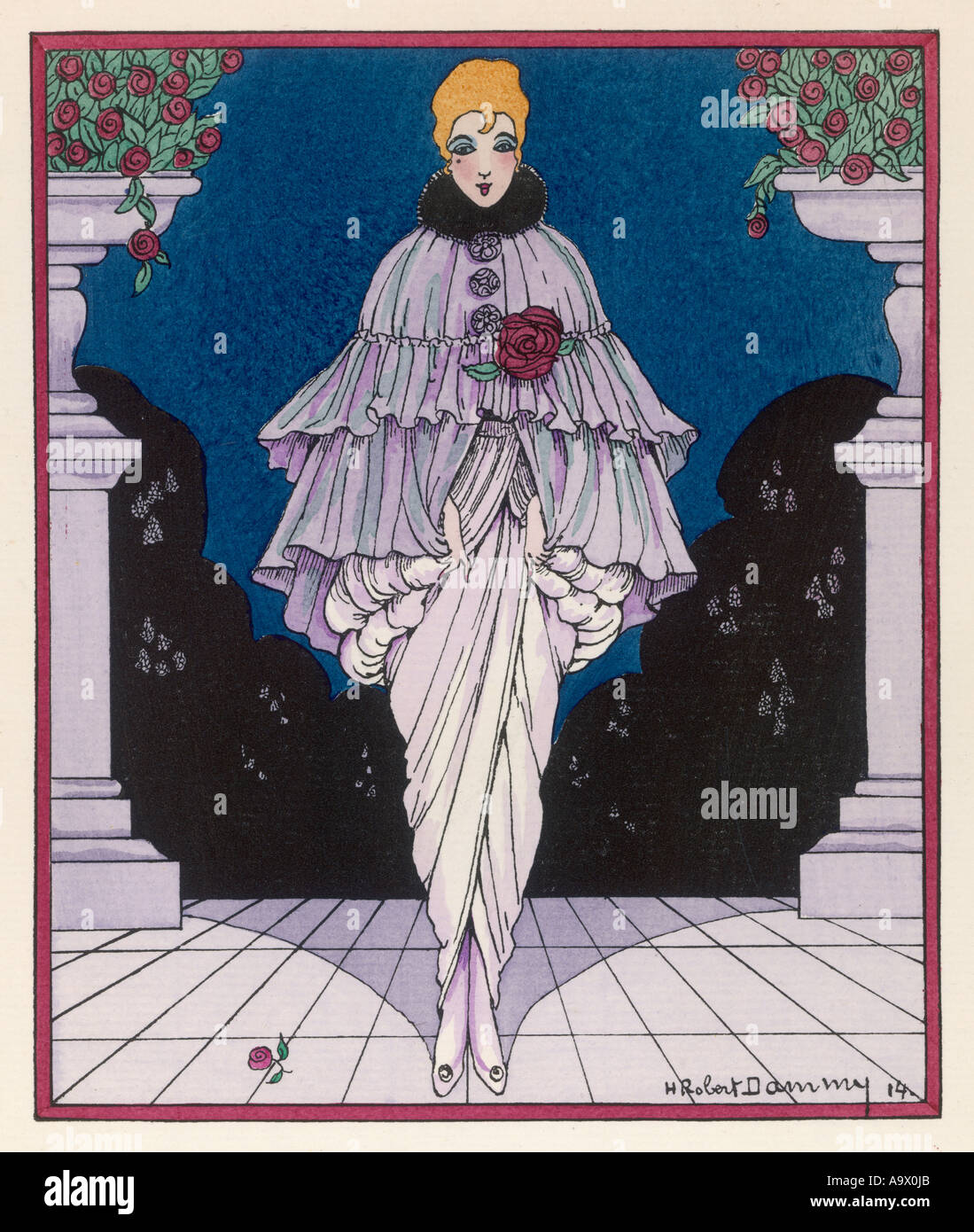 Sera Cape Doucet 1914 Foto Stock