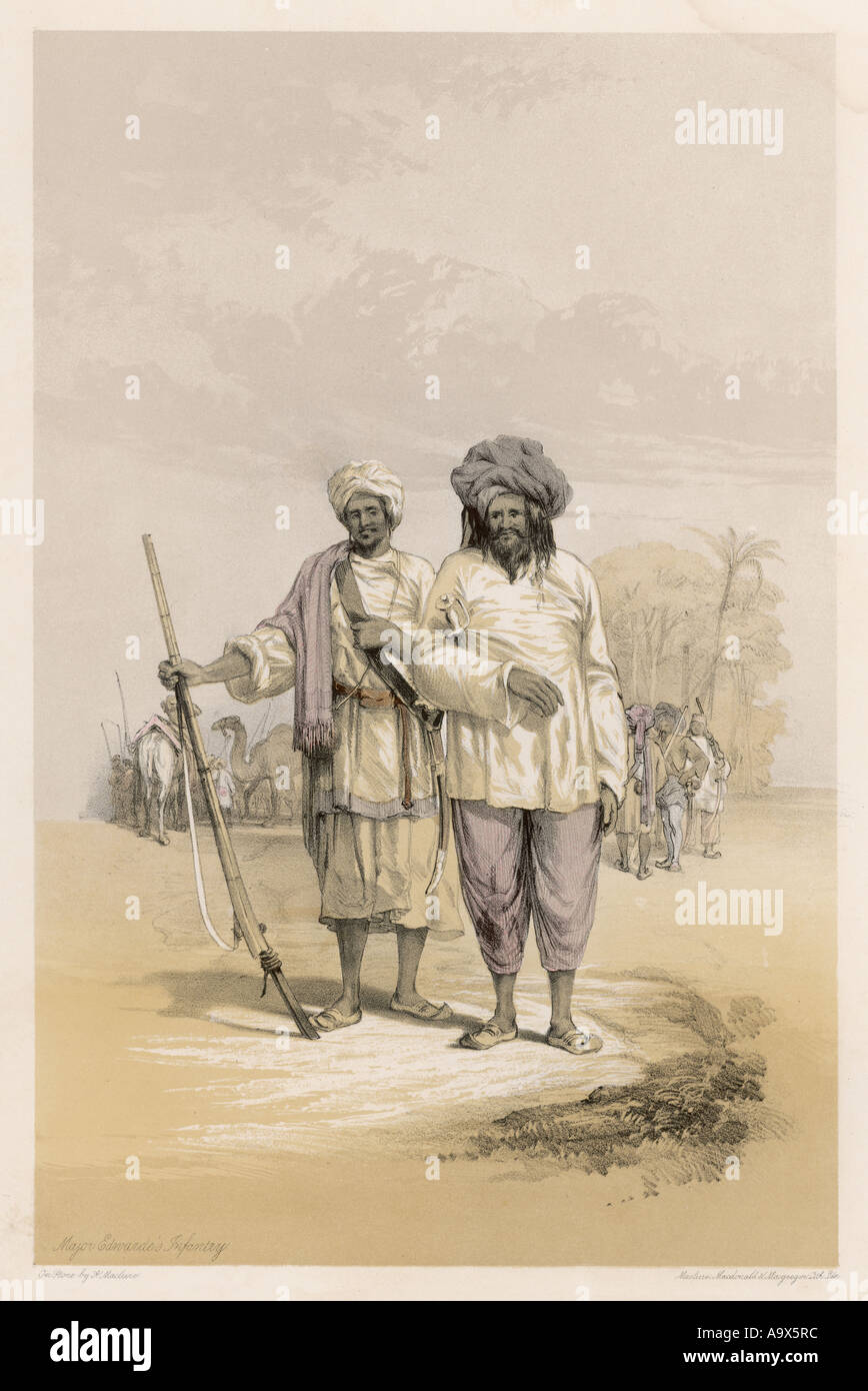India guerra Sikh Multan Foto Stock