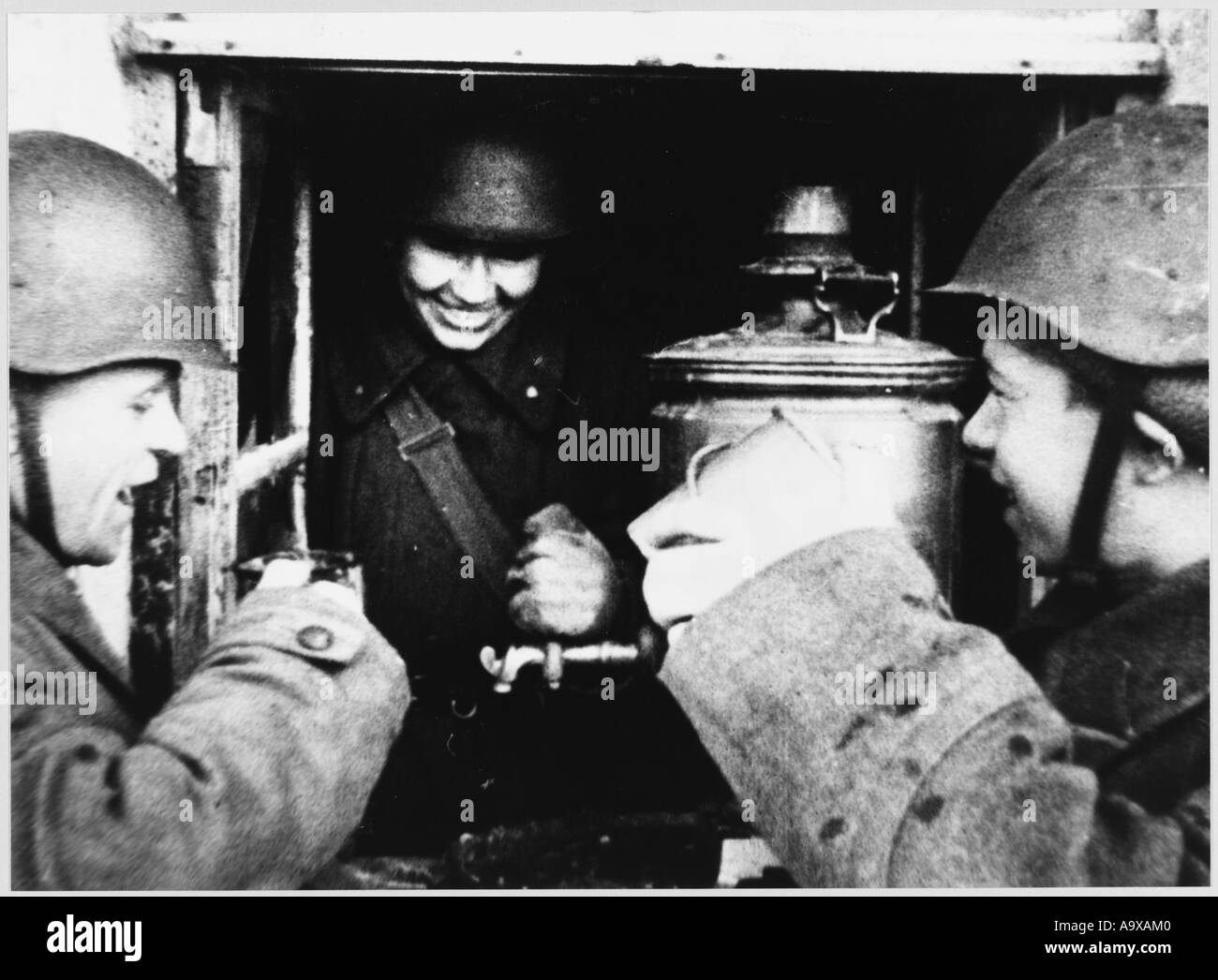 Le truppe sovietiche resto Foto Stock