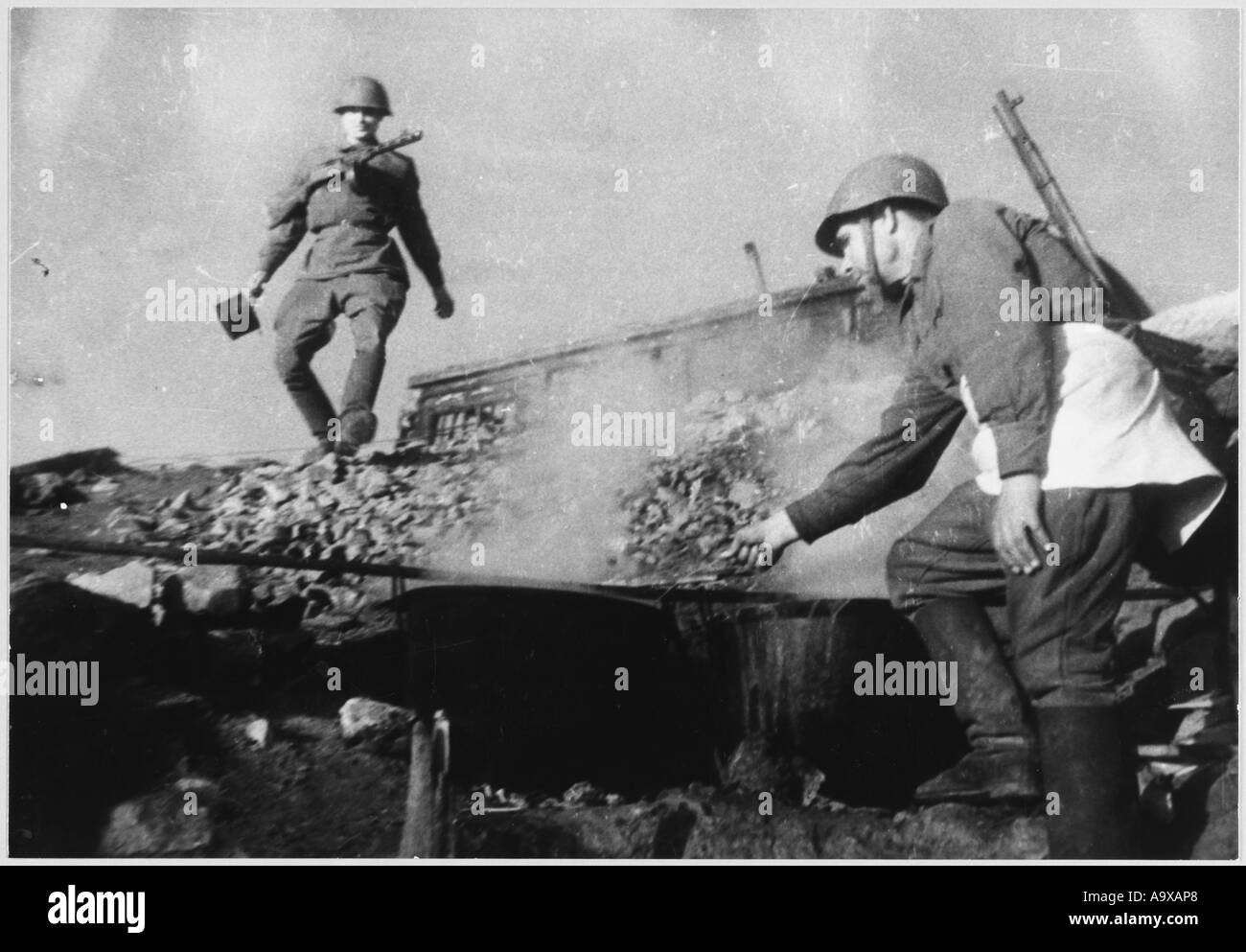 Campo sovietico per la cottura Foto Stock