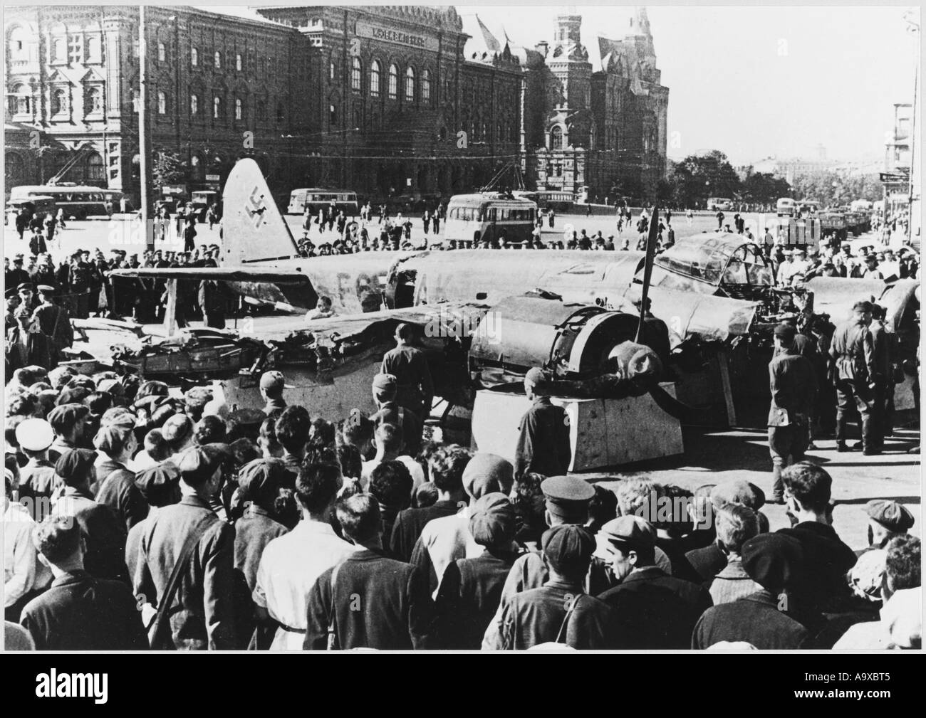 Bombardiere tedesco a Mosca Foto Stock