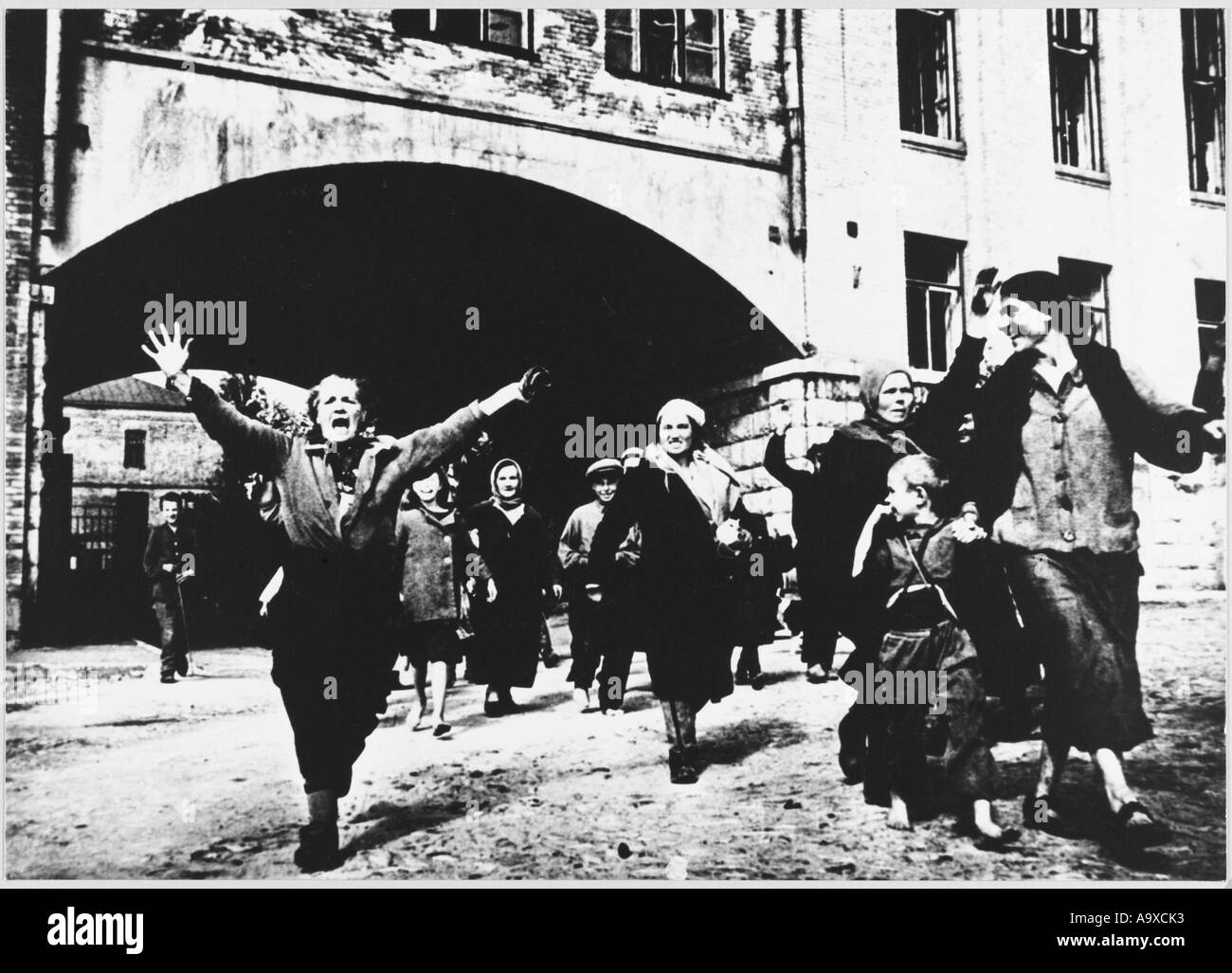 Soldati russi tornare Foto Stock