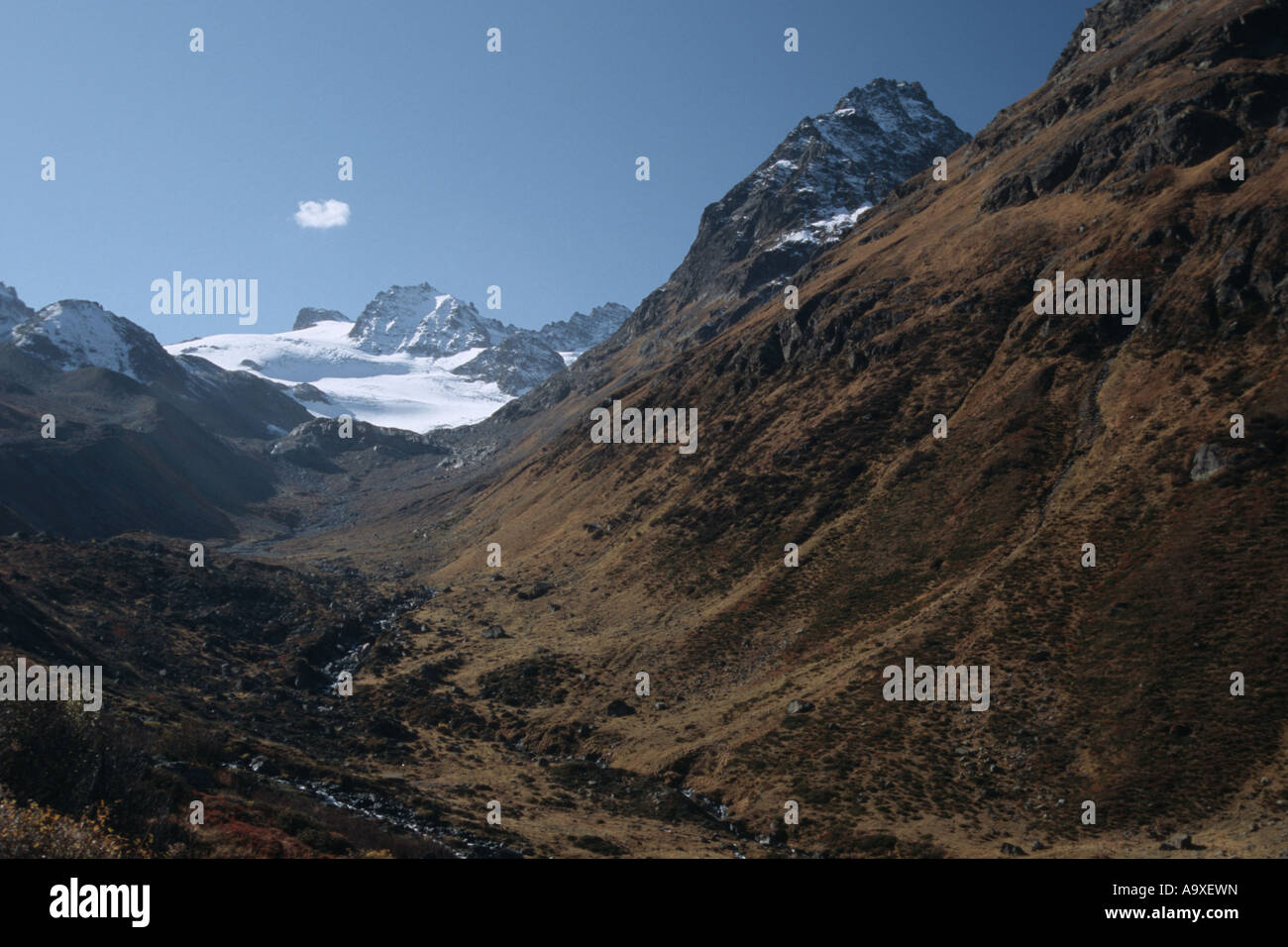 E Jamtal Jamtalferner, Austria, Silvretta Foto Stock