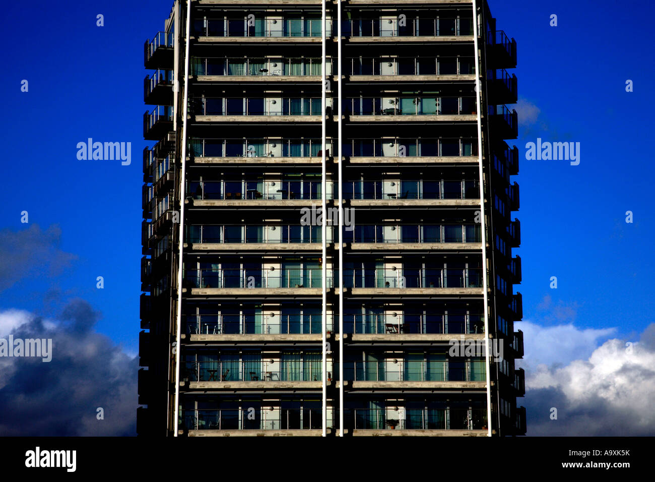 Salford Quays NV Building, Salford, Inghilterra, Regno Unito Foto Stock