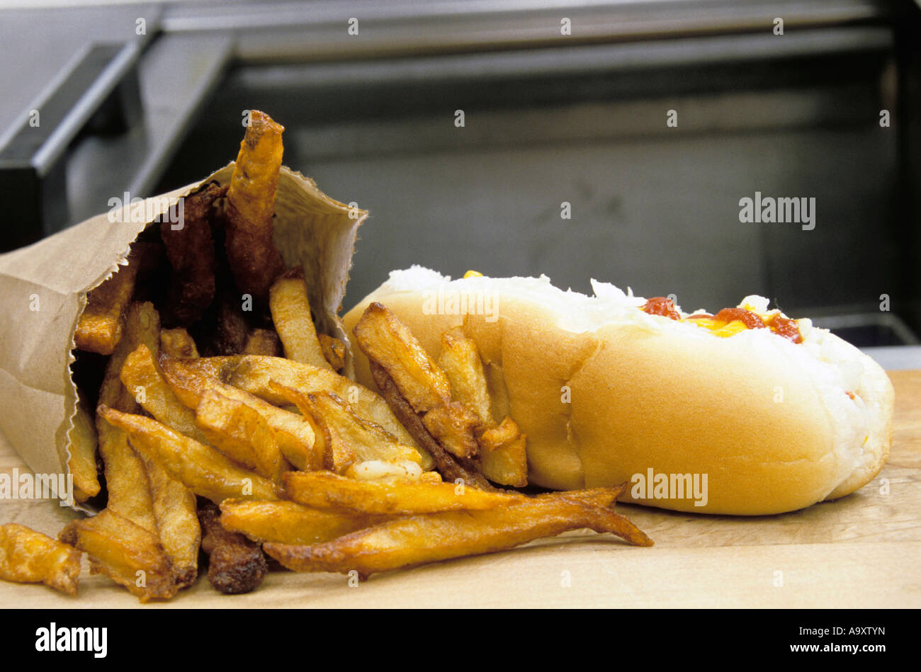 Fast food Foto Stock