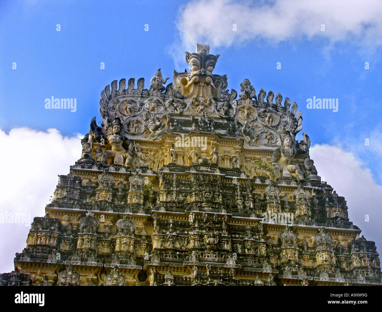 Shee Anantha Padmanabha Swamy tempio dedicato al Signore indù Vishnu Foto Stock