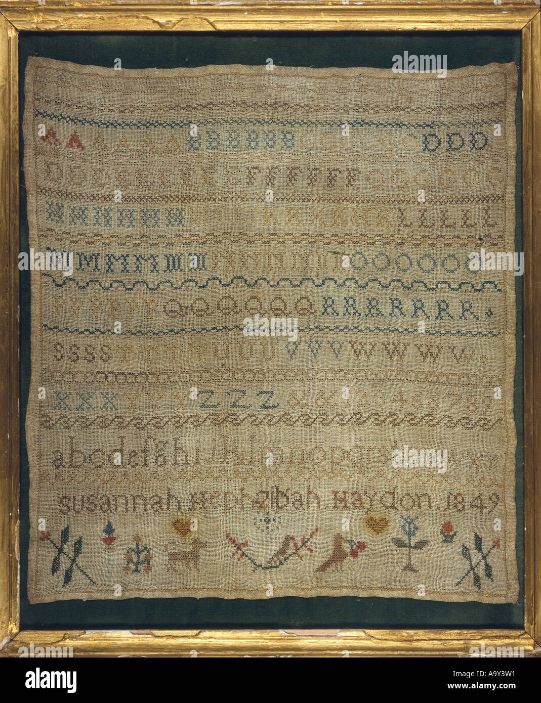 C19 Sampler Foto Stock