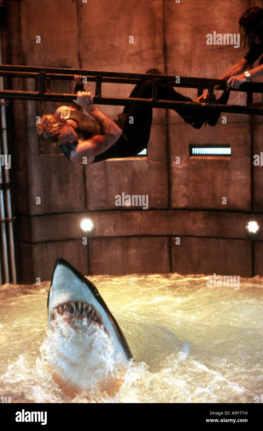 Mare blu profondo - 1999 Warner film con Thomas Jane Foto Stock