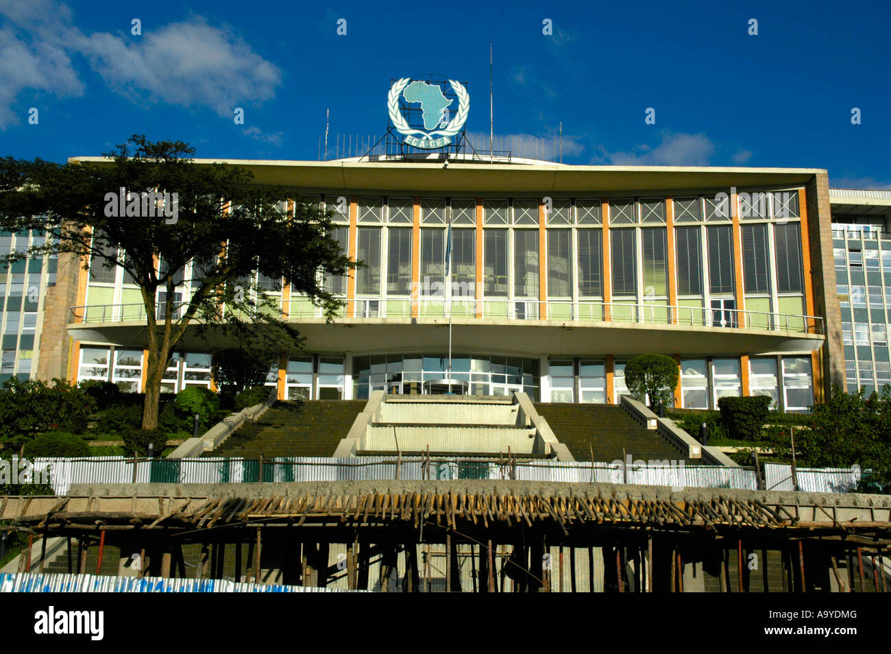 Africa hall sede della OUA ad Addis Abeba in Etiopia Foto Stock