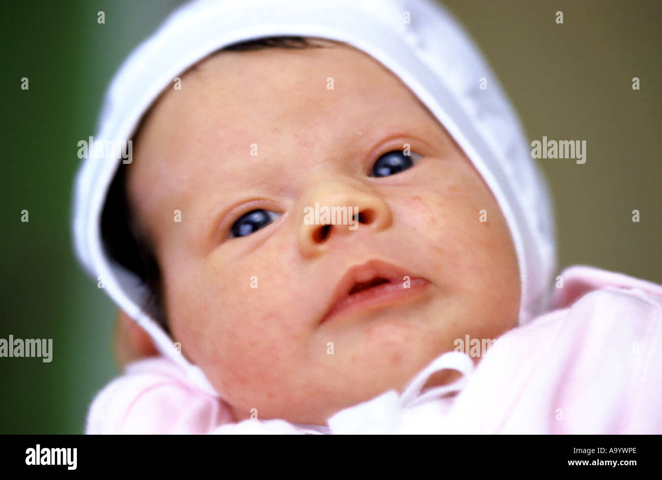 Polonia, neonato (0-3 mesi), close-up, ritratto Foto Stock