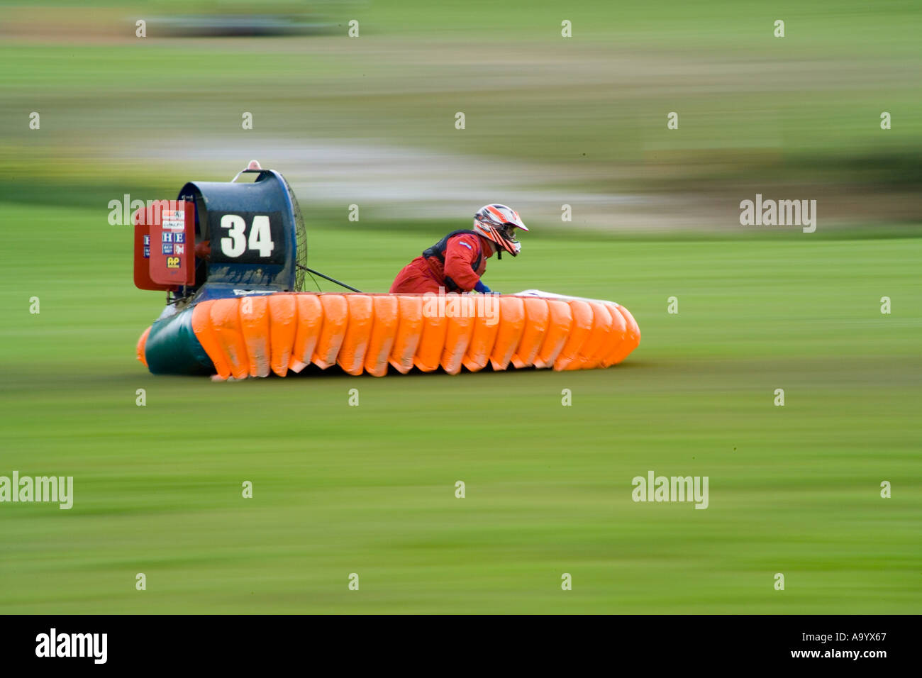 Hovercraft racing club Foto Stock