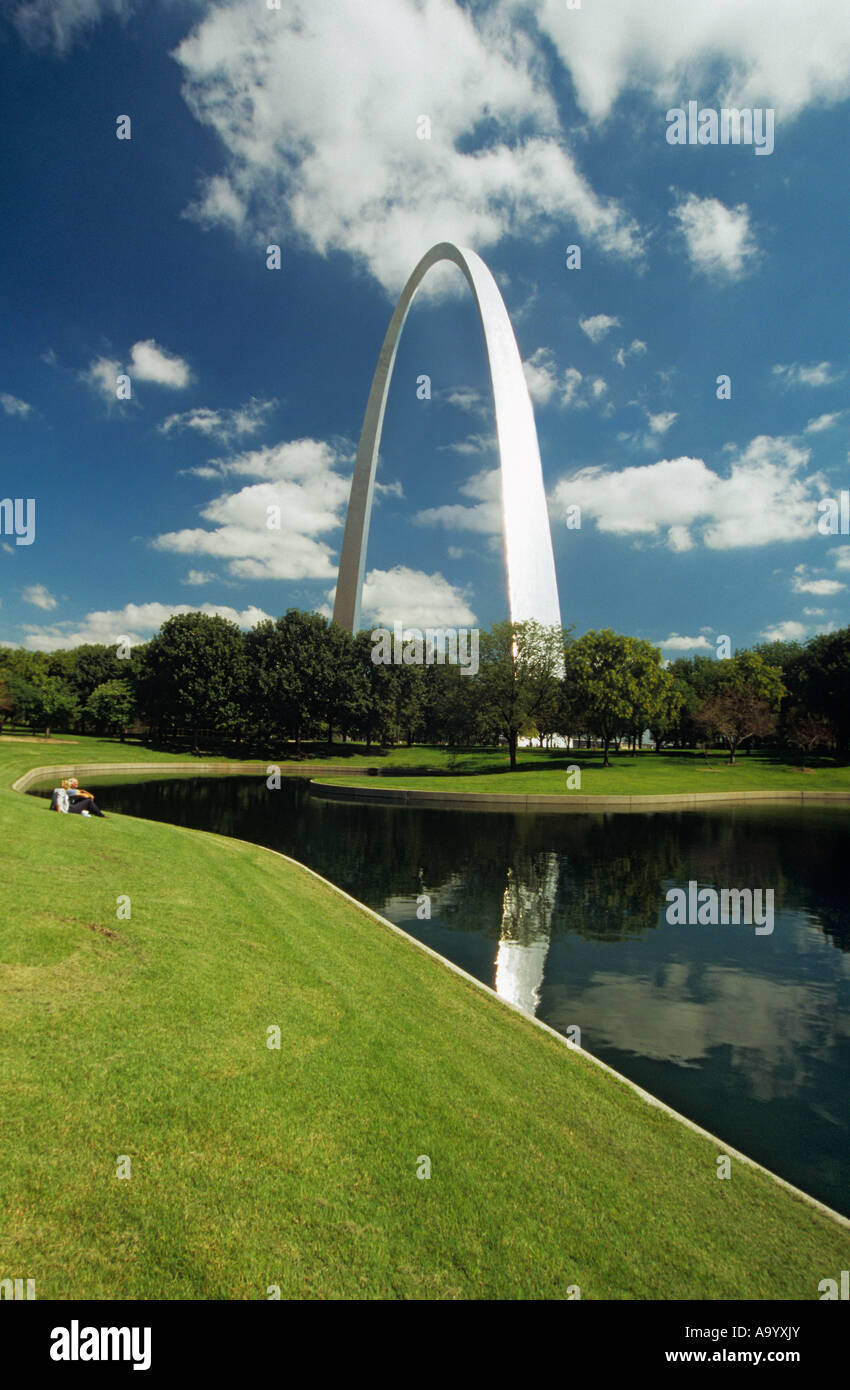 Gateway Arch st louis Foto Stock