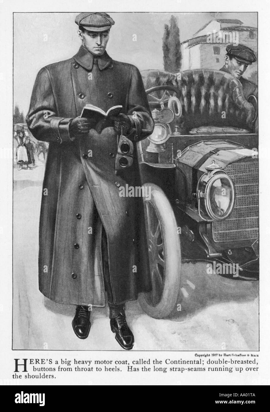 Continental Motor rivestire Foto Stock