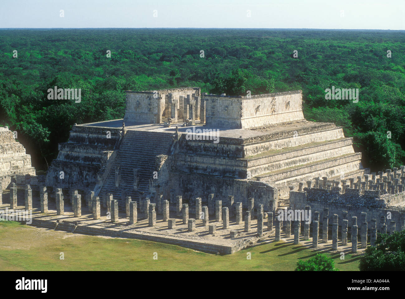 Rovine Maya a Chichen Itza Yucatan Messico Foto Stock