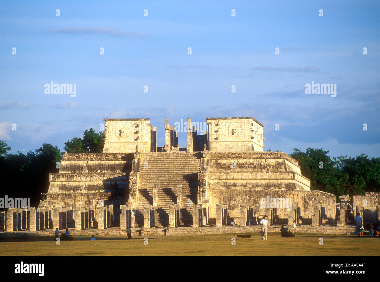 Rovine Maya a Chichen Itza Yucatan Messico Foto Stock