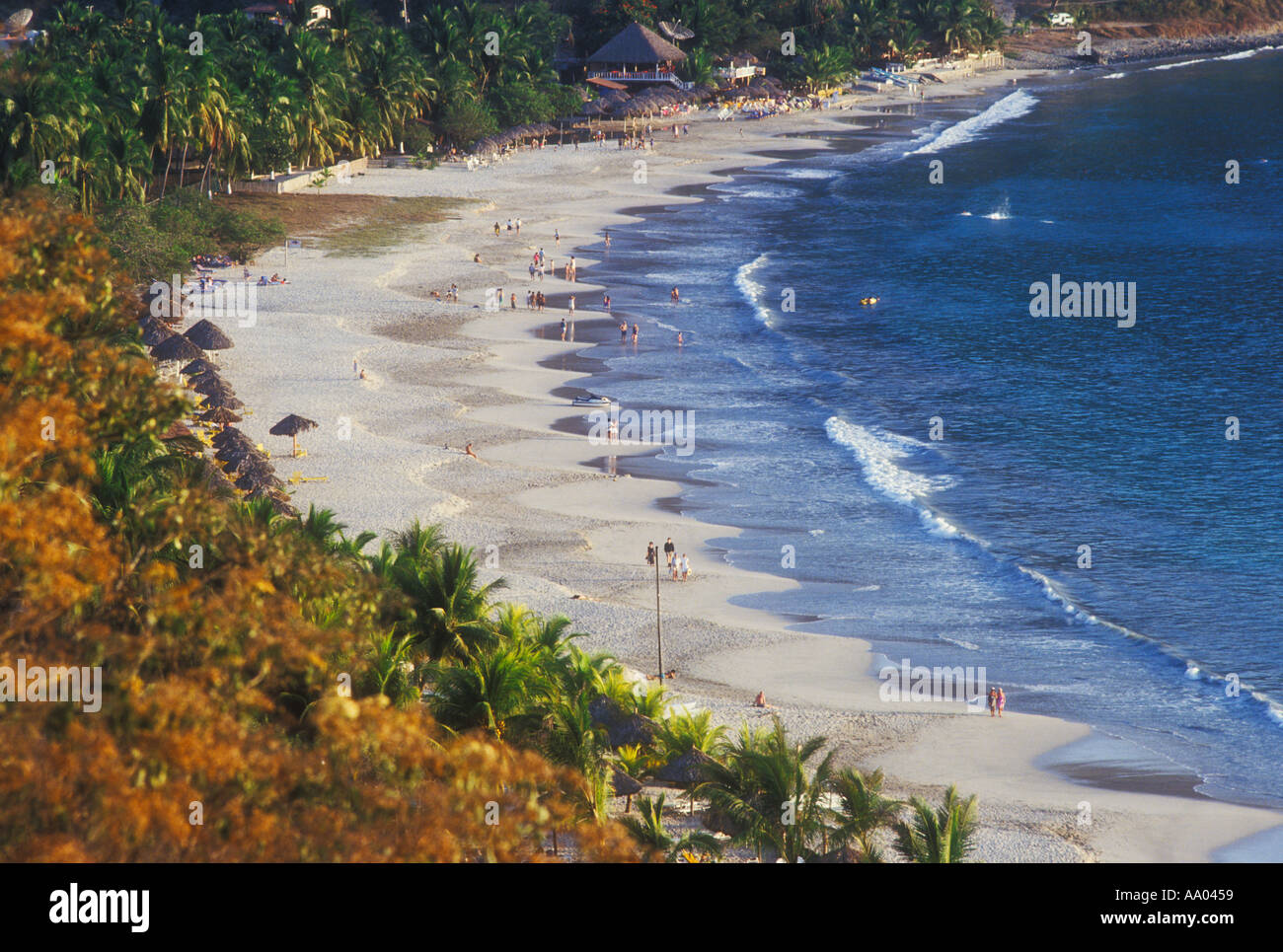 Spiaggia di La Ropa a Zihuatanejo Messico Foto Stock